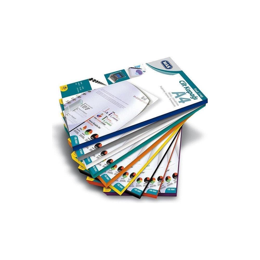 Mas Cilt Kapağı Plastik A4 160 Mikron Buzlu 7740 Mas Cilt Kapağı Plastik A4 160 Mikron Buzlu 7740