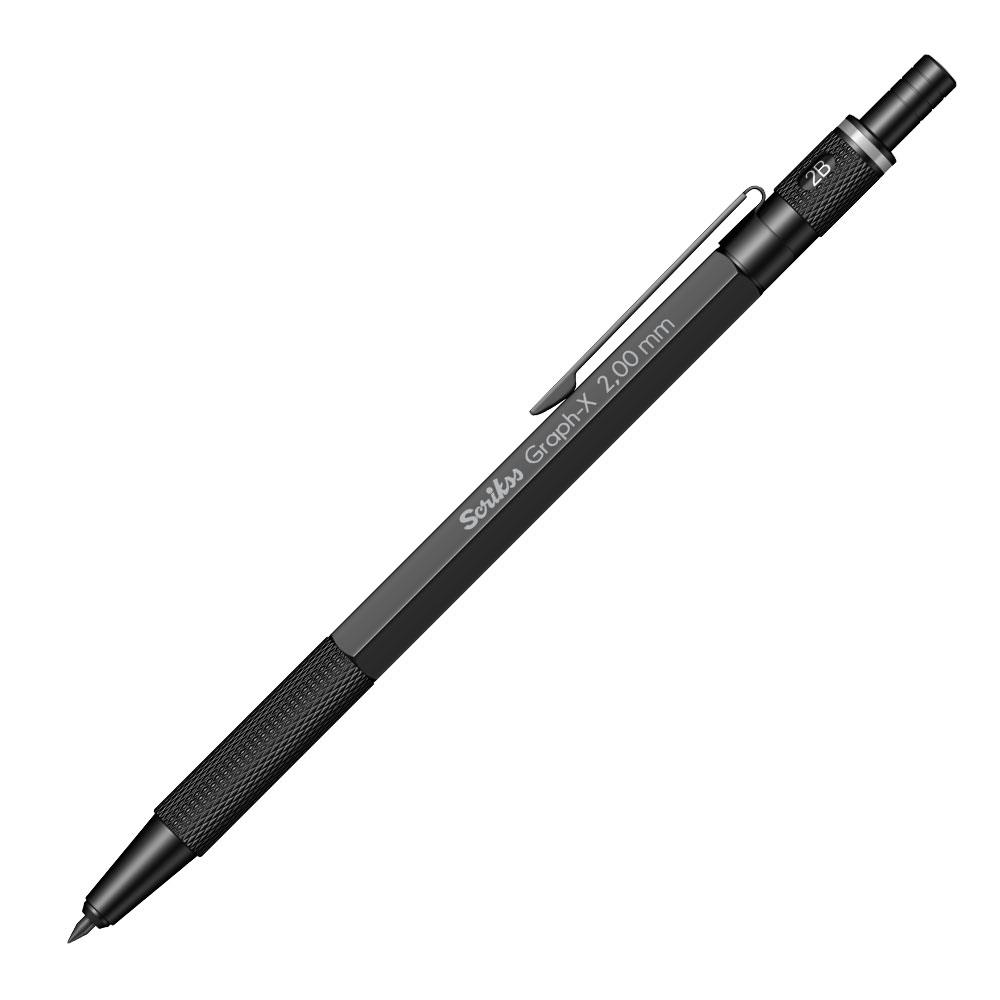Scrikss Versatil Kalem Graph X 2 0 Mm Mat Siyah